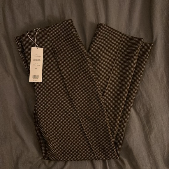 Veronica Beard Kean Houndstooth Check Crop Pants - Picture 7 of 8